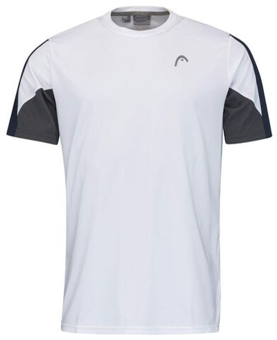 Мужская теннисная футболка Head Club 22 Tech T-Shirt M - white/dark blue