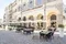 Зонт профессиональный Napoli Braccio 3х4 м, антрацит, слоновая кость