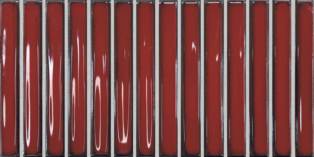 DNA Tiles Osaka Bars Red 12.5x25