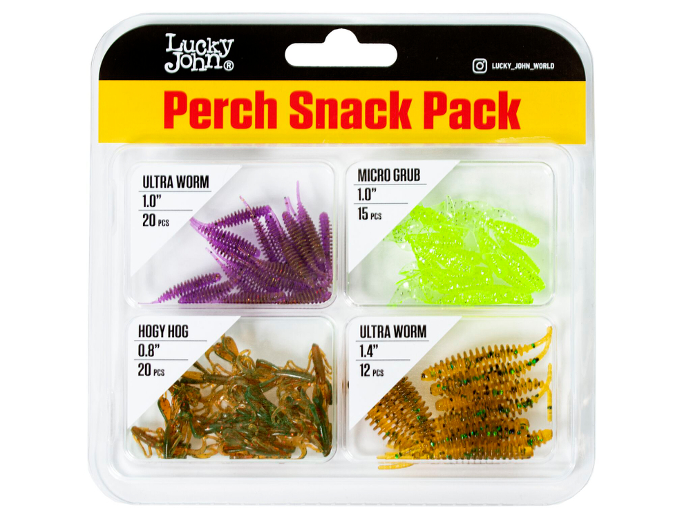 Твистеры и слаги съедоб. искусст. LJ Pro Series Perch Snack Pack 04 SET/Mix Pack