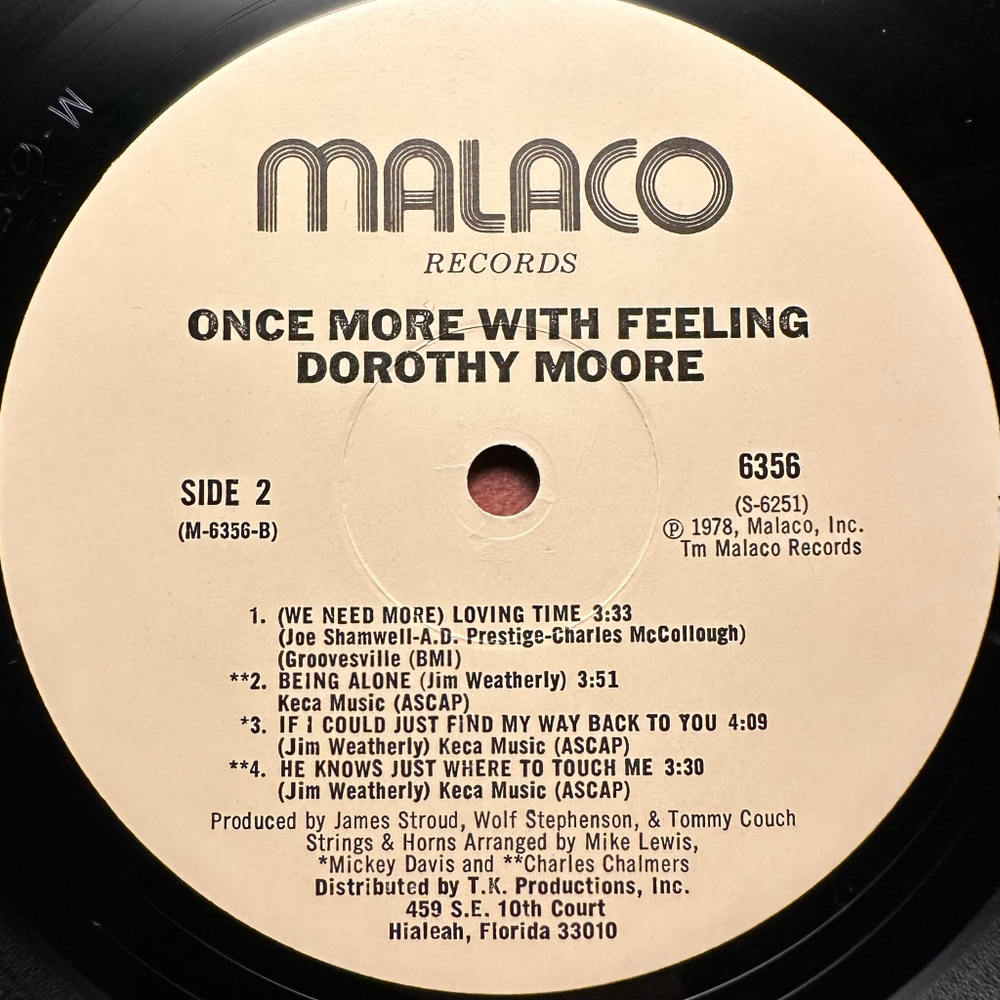 Dorothy Moore - Once Moore With Feeling (США 1978г.)