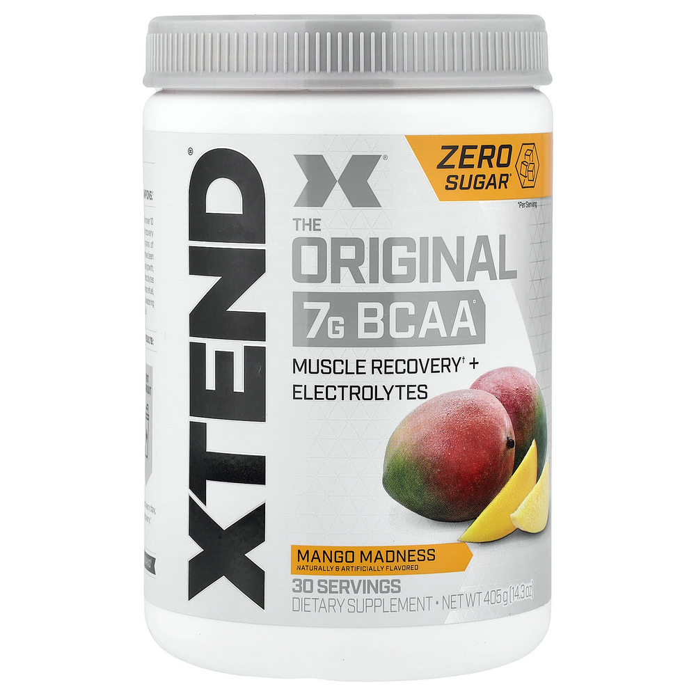 XTEND, добавка с 7 г BCAA, со вкусом манго, 405 г (14,3 унции)