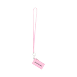 Balenciaga Cash Key Ring Cow Leather Card Holder Card Holder Women"s Pink
