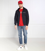 Худи tommy logo fur lined hoody Tommy Hilfiger - темно-синий(MW0MW27841)