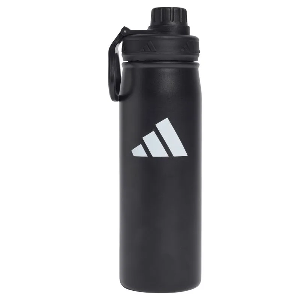 Теннисная бутылка Adidas Metal Bottle Screw Top 600ml - black/black