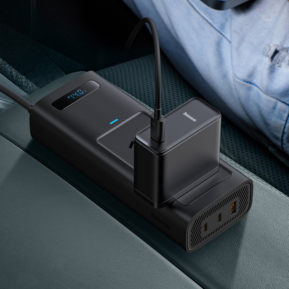 Автомобильный инвертор Baseus Power Inverter Pro 12V-220V 150W