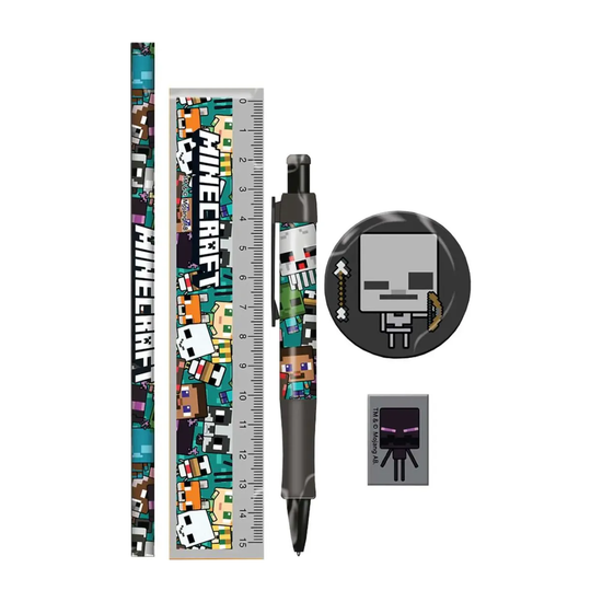 Набор канцелярских принадлежностей Minecraft Chibi Skeleton SR2404683 — дополнительное фото