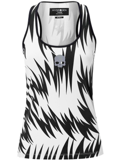 Женский теннисный топ Hydrogen Scratch Tank Top - white
