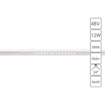 Магнитный трековый светодиодный светильник 12W 3000K A7286PL-1WH белый Optima Arte Lamp