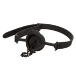 Кляп с пробкой Silicone Stopper Gag (Цвет: черный)
