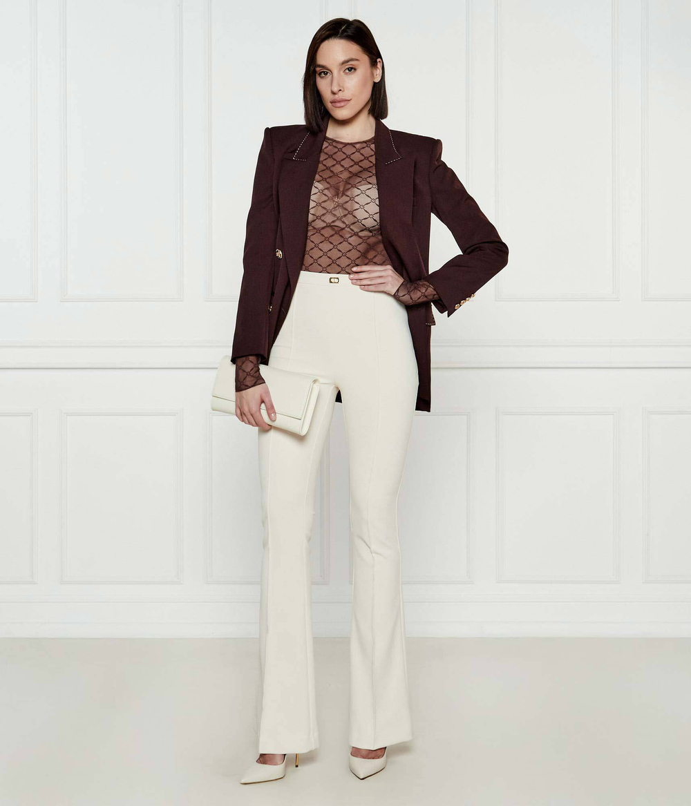 Брюки Elisabetta Franchi - экрю(PA07951E2)