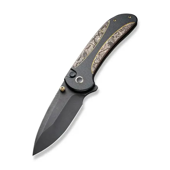 Цена наСкладной нож We Knife Zizzit, сталь CPM-20CV, рукоять титан/карбон
