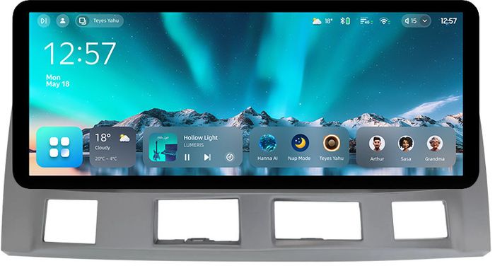 Магнитола для Toyota Estima 3 2006-2019 (JBL более 10 динамиков) - Teyes CC4 монитор 12.3" 2K QLED + рамка LUX, Android 14, Быстрейшая, Snapdragon 680, DSP, CarPlay, 4G SIM-слот