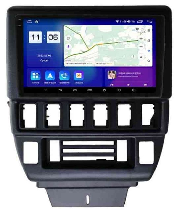 Магнитола для Lada 4x4, Urban, Bronto 1993-2019 - Parafar PF093RN2K на Android 13, Быстрая, QLED+2K, CarPlay, 4G SIM-слот