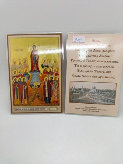Частица дерева со СВ. Канавки Царицы Небесной