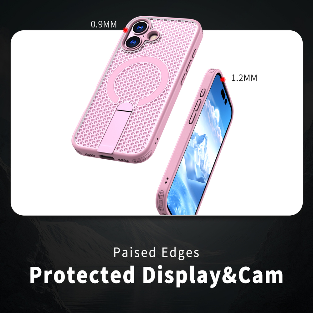 Прозрачный чехол Mesh Pro Magnetic Case для iPhone 17