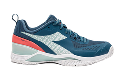 Женские теннисные кроссовки Diadora Blushield Torneo 2 AG - legion blue/white/surf sp