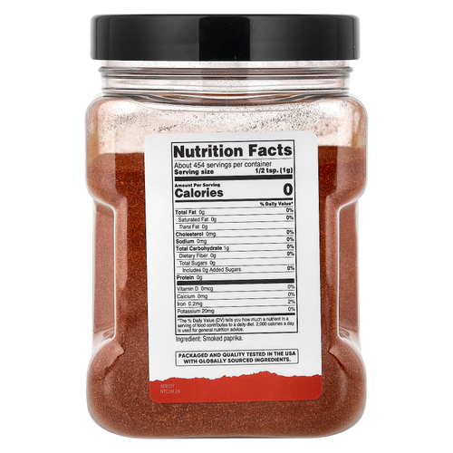 Nutricost, Pantry, копченая паприка, 454 г (16,2 унции)
