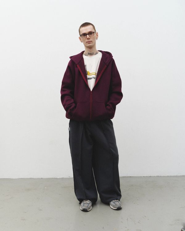 Худи Zip-Up Potent Purple фиолетовый - фото 2