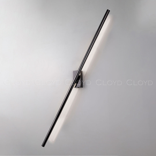 Бра Cloyd LINEAS-C W1 / выс. 100 см- 4000K - черный блестящий (арт.20873)