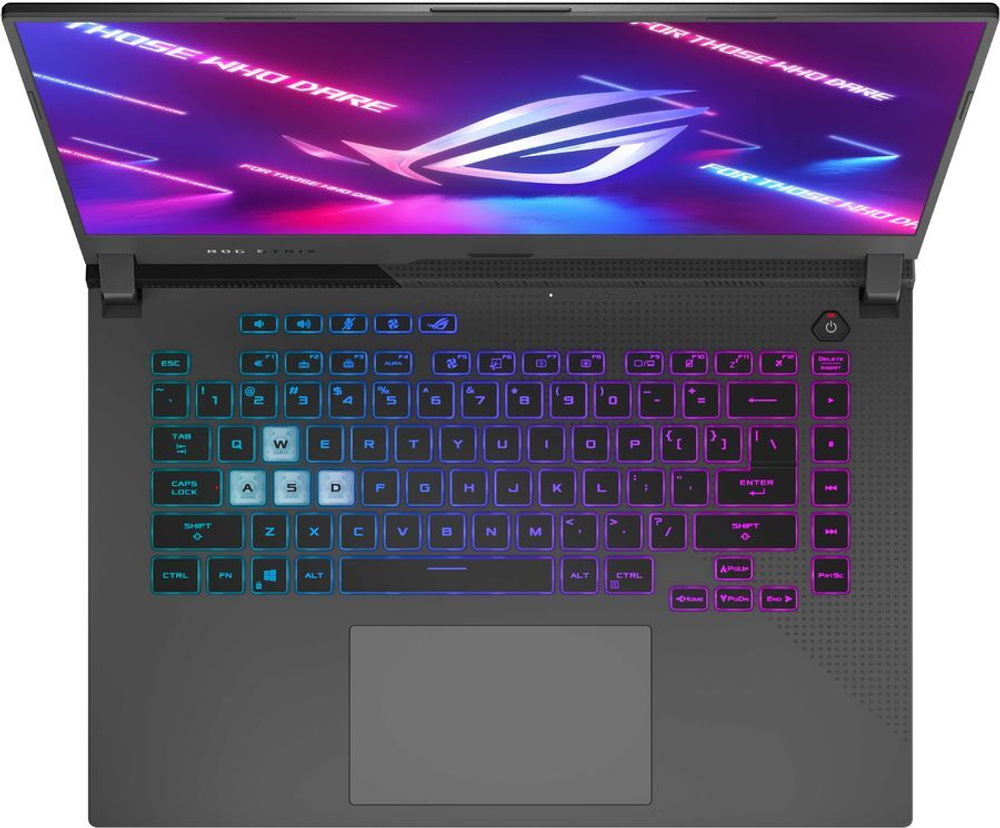 Ноутбук ASUS G513RW-HQ198 Strix Ryzen™ R9 6900HX/16G/512G SSD/15,6" WQHD 165Hz/GeForce RTX™ 3070Ti 8G/No OS Серый, 90NR0895-M00AA0