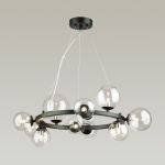 Люстра OMG1075R black/clear