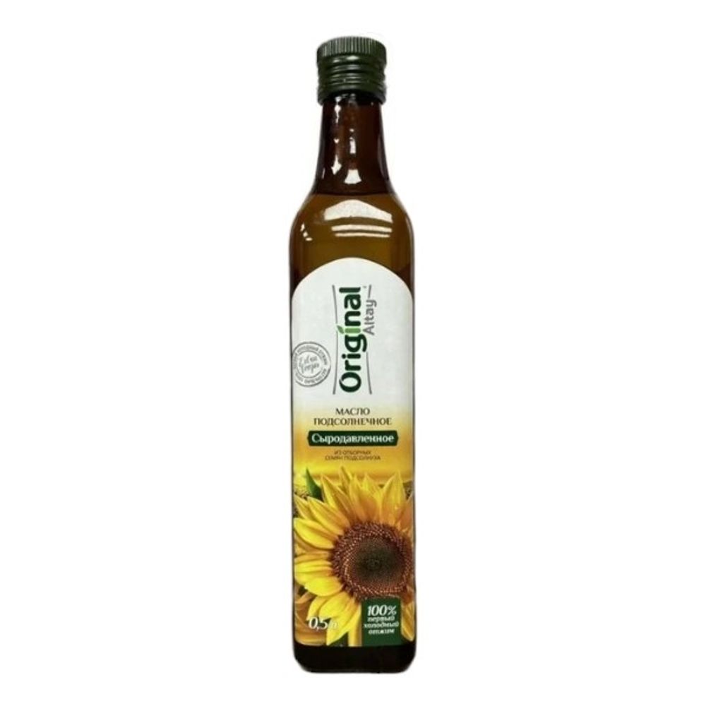 Подсолнечное масло Домашнее Altay Organic 500 мл
