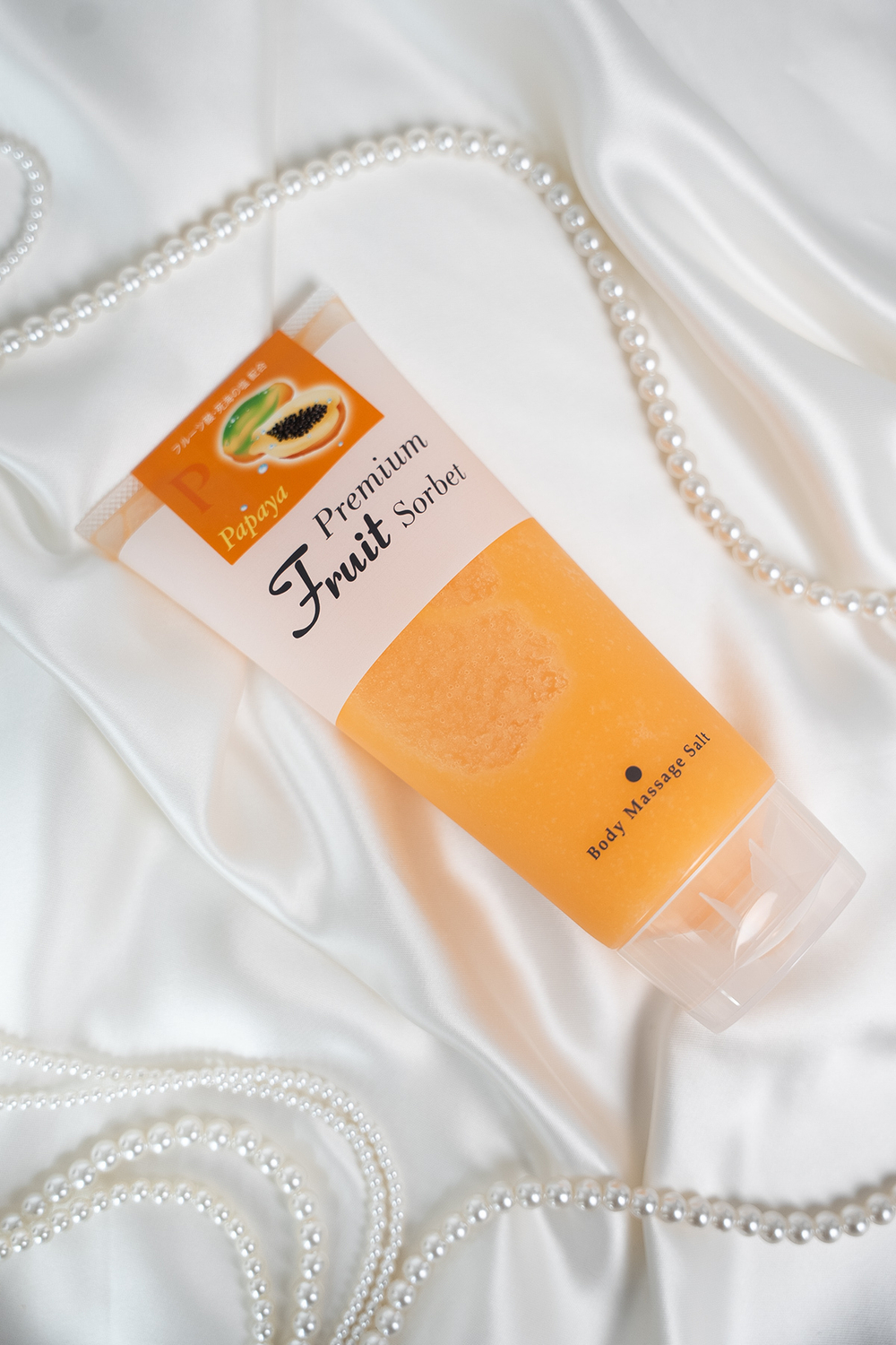 Скраб-щербет для тела с солью Тихого океана и папайей Enhel Beauty