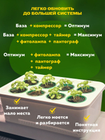 Система выращивания АГРОЛО Базовая, Настольная садовая ферма, Гидропоника