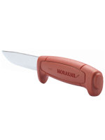 Нож Morakniv Basic 511 углеродистая сталь, пластиковая ручка (красная), 12147