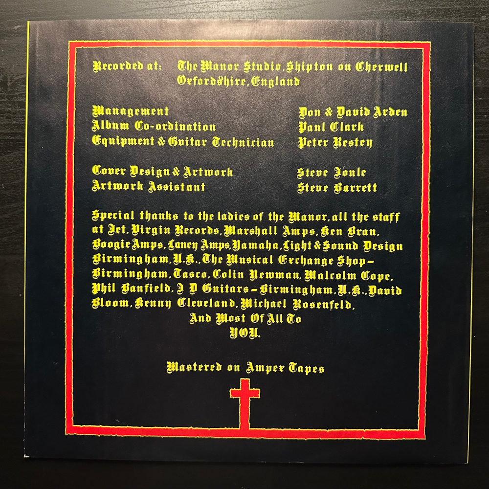 Black Sabbath - Born Again (Голландия 1983г.)