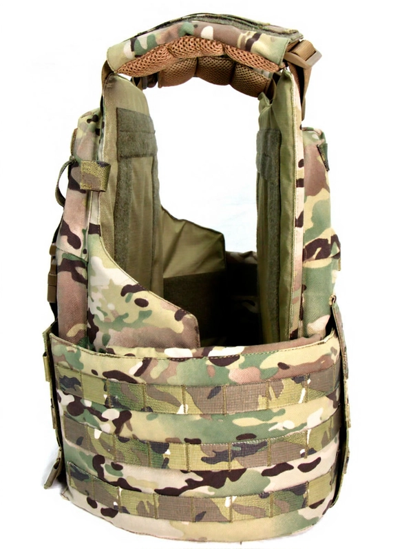 Чехол для бронежилета плитника КРЕПОСТЬ быстросброс справа MIMICRYA, Cordura 1000D, MULTICAM, L-XL
