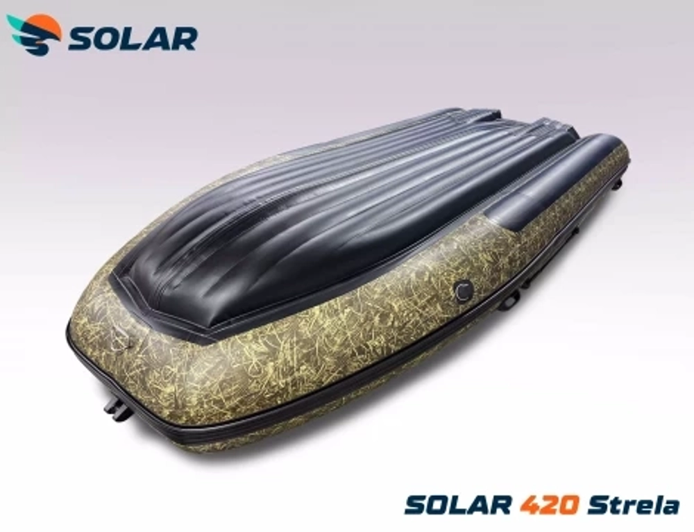 Лодка надувная моторная solar-420 strela jet tunnel