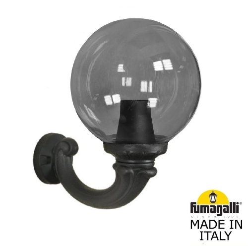 Уличный настенный светильник Fumagalli GLOBE 300 G30.132.000.AZF1R