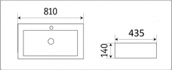 Умывальник CeramaLux 9255-7029D