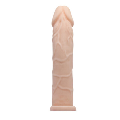 Удлиняющая реалистичная насадка Pretty Love Penis Sleeve 7'' (Цвет: телесный)