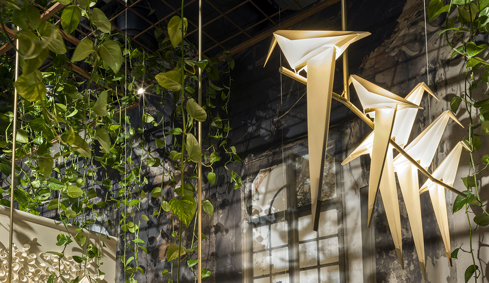 Pendant design lamp  PERCH by Moooi (5 lampshades)