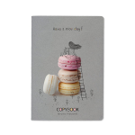 Тетрадь А5 40л. клетка "Nice days with macarons" (BrunoVisconti)
