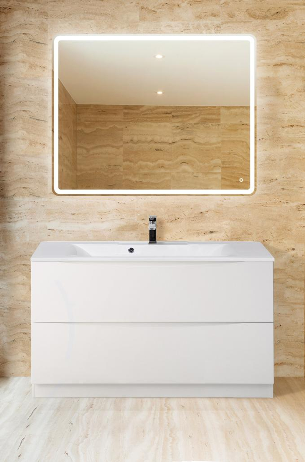 Тумба напольная под раковину BelBagno MARINO-800-2C-PIA-BL-P
