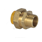 Муфта латунь 15Aх1/2" обжим/НР для газоснабжения STAHLMANN SSMG1501/2BGZ