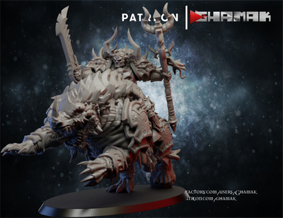 Chaos Lord on Beast / Karkadrak
