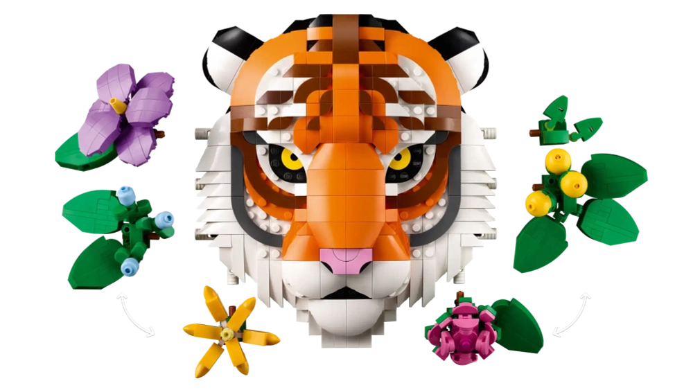 Конструктор LEGO ART 31217 Коллекция представителей фауны - Тигр