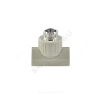 Тройник PP-R комбинированный серый Дн 20х1/2" НР VALFEX 10128020Г