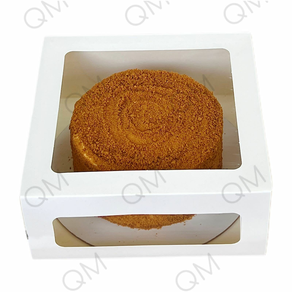 Упаковка Cake Window White  240*240*100 мм, 75шт