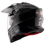 Шлем AXOR X-CROSS DUAL VISOR-E SC, с визором, цвет черный (XL)