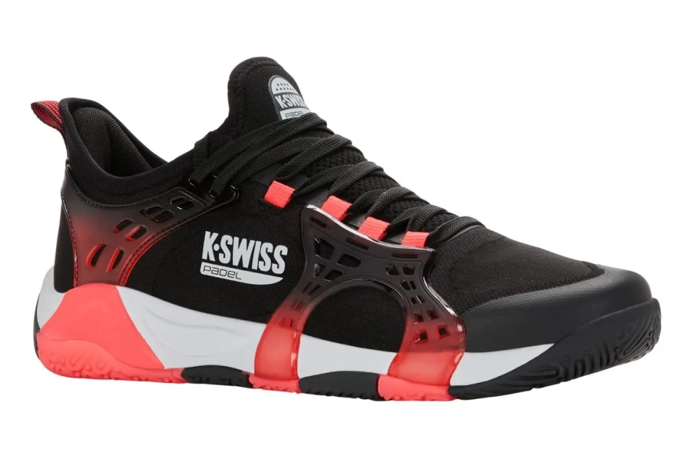 Мужские кроссовки для Padel K-Swiss K-Frame Padel - black/micro chip/neon lava
