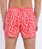 Шорты для плавания MEDIUM DRAWSTRING-PRINT Calvin Klein Swimwear - красный(KM0KM00802)