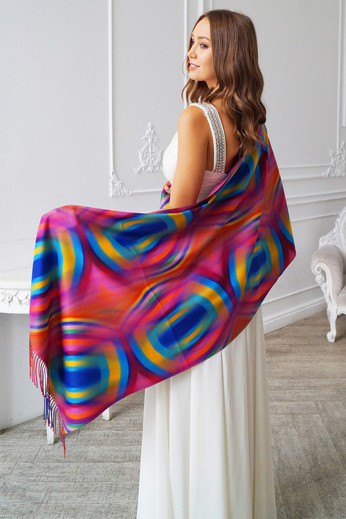 LIGVIANNI Палантин Kerchief Rainbow
