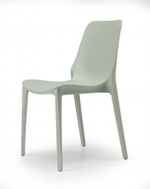Стул пластиковый Scab Design Ginevra, зеленый шалфей