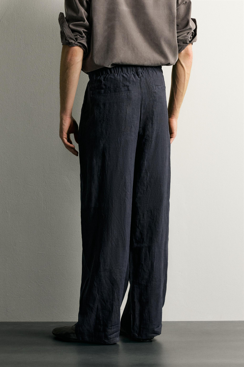 БРЮКИ СВОБОДНОГО КРОЯ ИЗ 100% ЛЬНА — ZARA · 2634/325